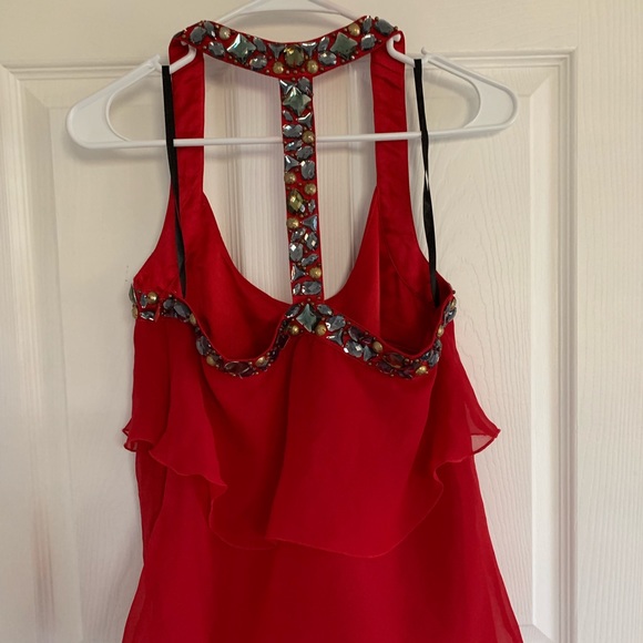Bebe red Blouse - Picture 3 of 4